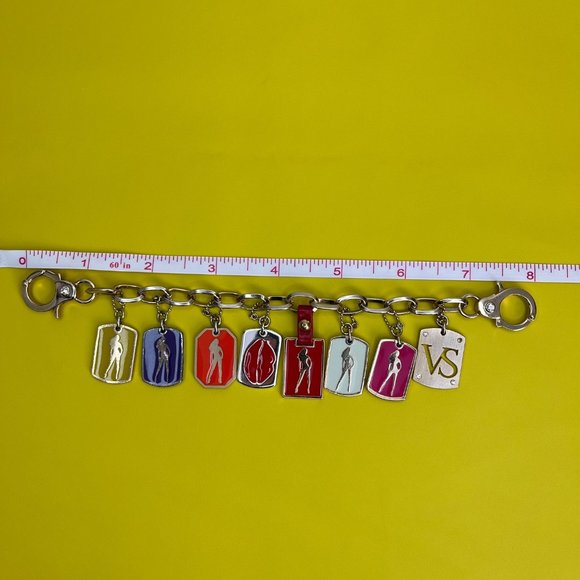 Victoria's Secret VS Angel Supermodel Charm Bracelet with Handcuff clasp - Picture 8 of 8